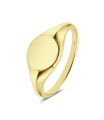 Signet Plain Silver Ring NSR-4342